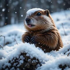 Obraz premium Groundhog Day