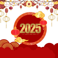 Naklejka premium Chinese new year gong xi fa cai design for poster