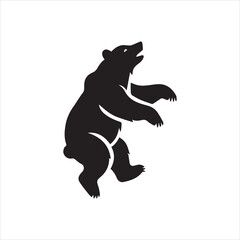 black panther on white