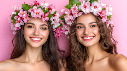 Naklejka premium Mothers Day. Mothers and Pregnant Womens Day.