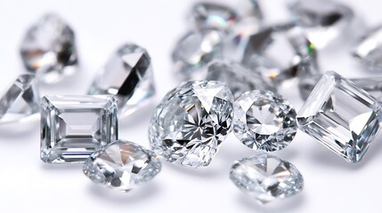 Jewelry tongs with diamonds