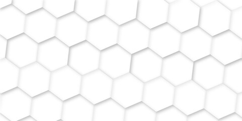Abstract background white, gray hexagon with seamless geometric pattern texture design. futuristic geometry pattern honeycomb mosaic texture design. hexagon grid minimalist mesh cell texture design.