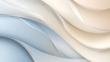 Fototapeta premium Abstract Wavy Pastel Background Design