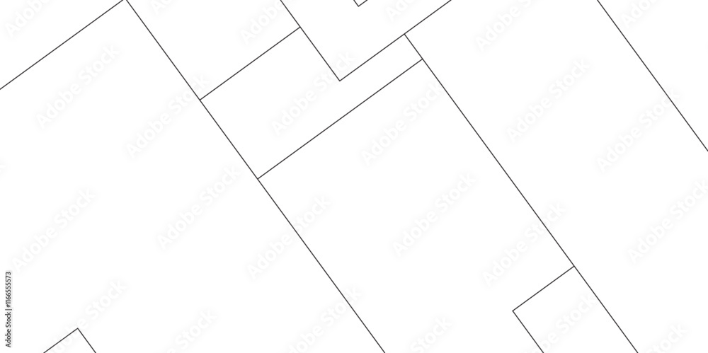 Poster abstract seamless random geometric white, black square lines pattern on a transparent background des