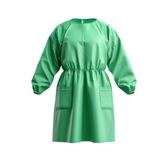 Green Medical Gown with Long Sleeves