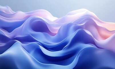 Fototapeta premium Soft Glow Digital Abstract Background, Generative AI