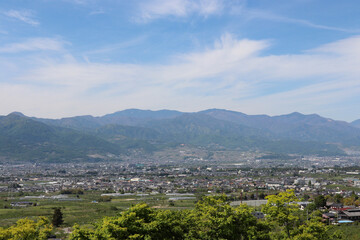 笛吹市の街並み（山梨県笛吹市）