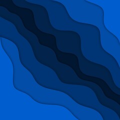 Overlapping water wave pattern background