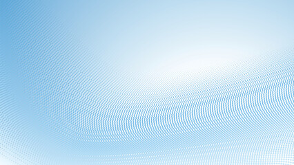 Blue halftone gradient abstract background for backdrop or presentation