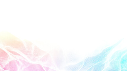 Obraz premium Colorful red green blue-colored smoke with wavy lines, a vector background isolated on a white background. Multicolored, with a detailed and intricate design