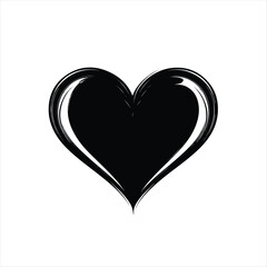 heart with a heart valentine Day vector 