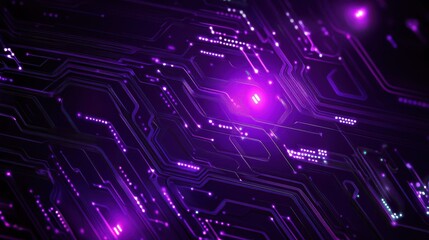 Obraz premium a abstract purple technology background