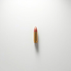 single bullet on a white background