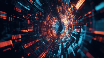 Obraz premium Abstract technology background. Global business and communication concept
