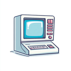 side view of a minimalist personal computer