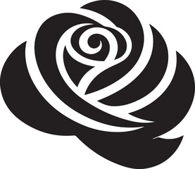 Elegant rose silhouette vector, perfect for floral designs, romantic artwork, and nature-inspired patterns. Fully scalable and customizable for any project.
