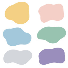 カラフルな吹き出しセット