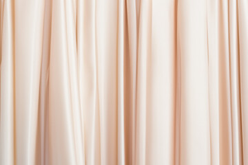Obraz premium cream peach satin silk elegant fabric for backgrounds