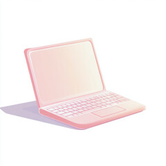 side view of a minimalist keyboard computer simple