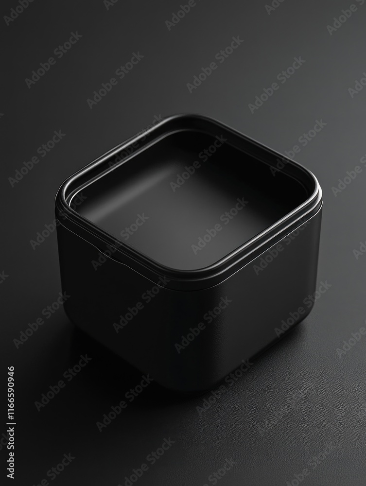 Canvas Prints black square container