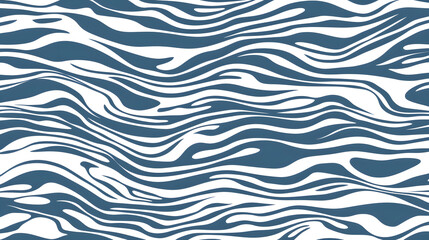 Dynamic water ripple pattern in blue and white, creating fluid and modern design. Perfect for backgrounds, textiles, or artistic projects