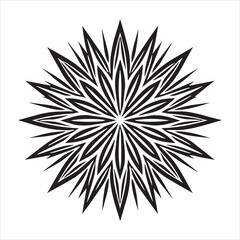 Mandala Ornament Element, Mandala Clipart Vector - Ornamental luxury mandala pattern

