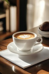 Fototapeta premium Cup of Coffee on Saucer