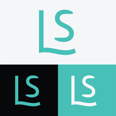 ls Initial letter logo symbol design