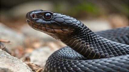Fototapeta premium close up of a snake