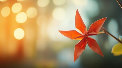 Origami is a calming activity that requires concentration.