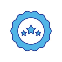 Branding icon isolated on a white background. Vector illustration.