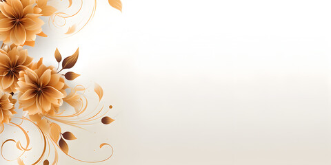 Subtle Abstract Floral Pattern in Neutral Tones