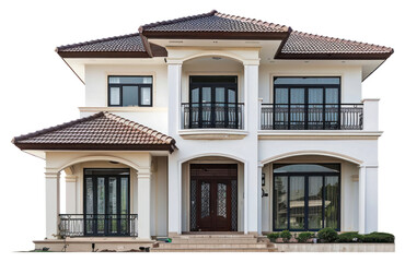 Elegant modern two-story house