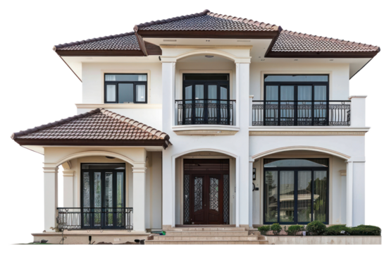 Elegant modern two-story house