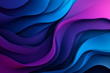 Fototapeta premium abstract wavy surface with glowing particles in it