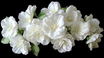 A Delicate Arrangement of White Flowers