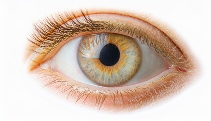 human eye iris isolated 
