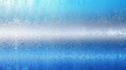 Obraz premium Frosty glass surface in vibrant blue tones