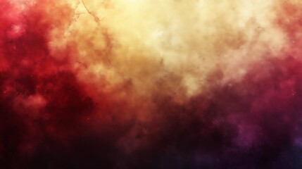 Abstract fiery nebula cosmic cloud artwork