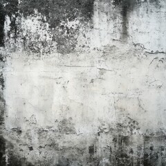 Fototapeta premium Grungy White Wall Texture Background: Distressed, Weathered, Cracked Concrete Surface
