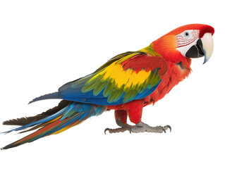 Obraz premium Isolated Scarlet Macaw Bird
