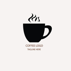 coffee cup icon logo