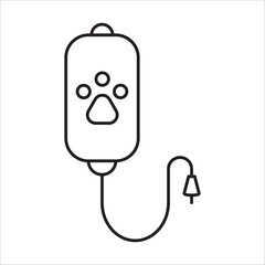 Fototapeta premium Vetinary icon outline vector