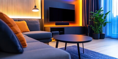 smart home concept with modern contemporary building and technology for 2025