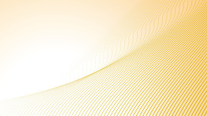 Yellow halftone gradient abstract background for backdrop or presentation