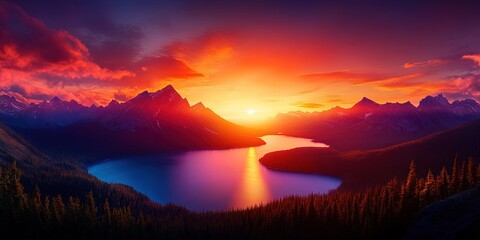 Obraz premium peyto lake canada 