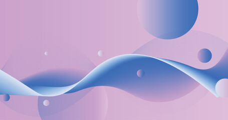 Abstract modern background with blue gradient color and wave