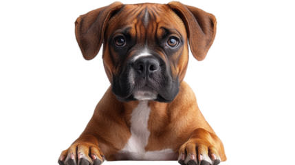 english mastiff puppy isolated on white background