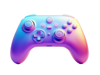 Isolated Pastel Gaming Controller