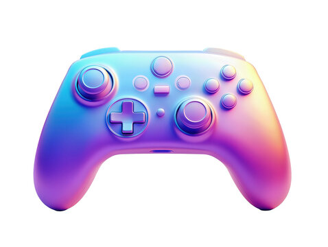 Isolated Pastel Gaming Controller